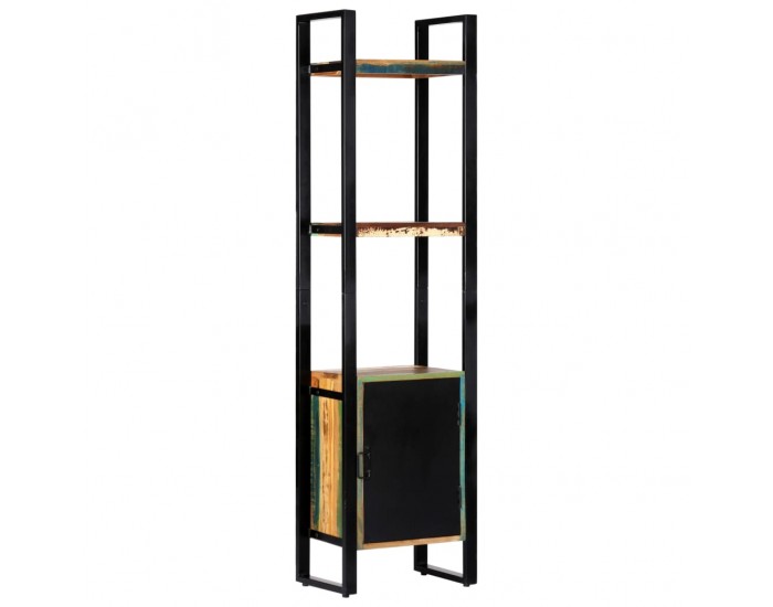 Sonata Етажерка за книги, 45x30x171 см, регенерирано дърво масив -