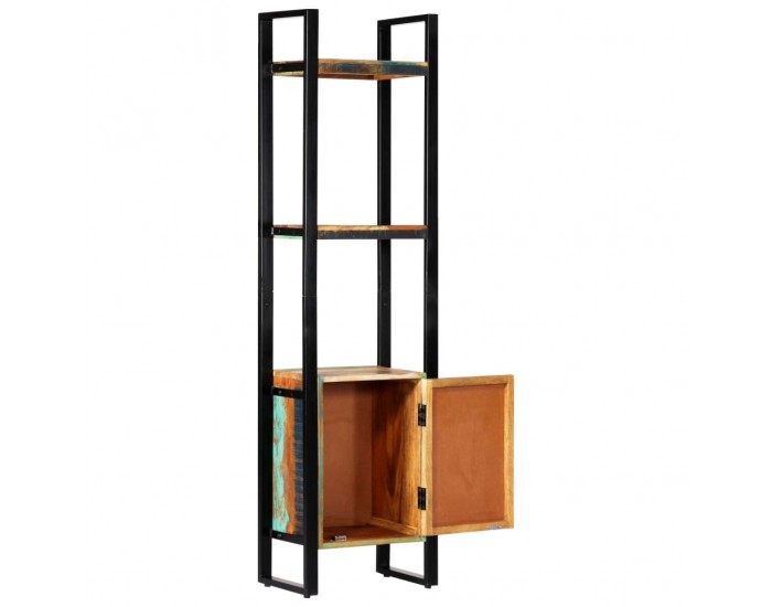 Sonata Етажерка за книги, 45x30x171 см, регенерирано дърво масив -