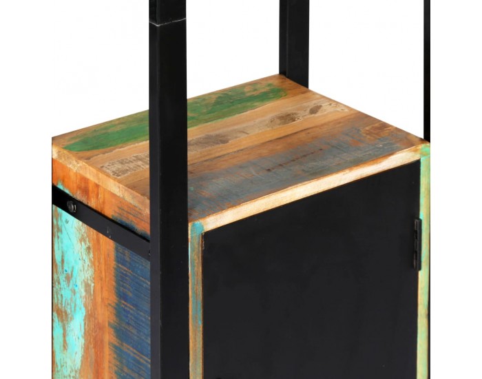 Sonata Етажерка за книги, 45x30x171 см, регенерирано дърво масив -