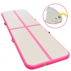 Sonata Надуваем дюшек за гимнастика с помпа, 300x100x10 см, PVC, розов - Sală de fitness - produse