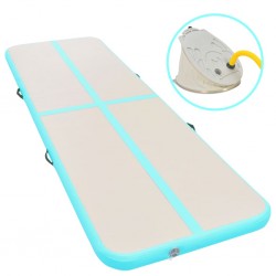 Sonata Надуваем дюшек за гимнастика с помпа, 700x100x10 см, PVC, зелен - Sală de fitness - produse