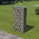Sonata Габионна стена с капаци, поцинкована стомана, 50x20x100 см -