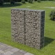 Sonata Габионна стена с капаци, поцинкована стомана, 100х20х100 см -