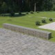 Sonata Габионна стена с капаци, поцинкована стомана, 600х50х50 см -