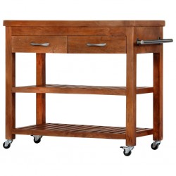 Sonata Кухненска количка, 100x48x89 см, акация масив - Accesorii de bucătărie