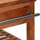 Sonata Кухненска количка, 100x48x89 см, акация масив -