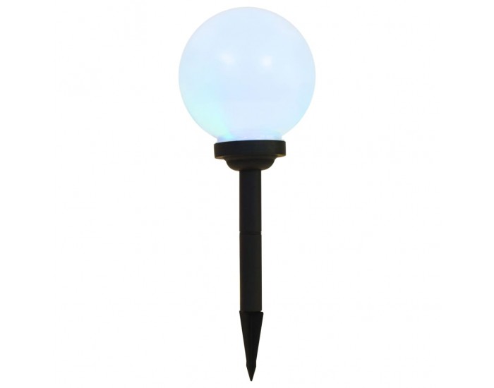 Sonata Градински соларни лампи, 6 бр, LED, сферични, 20 см, RGB -