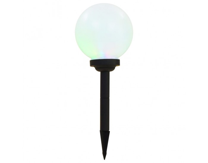 Sonata Градински соларни лампи, 6 бр, LED, сферични, 20 см, RGB -