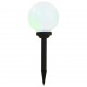 Sonata Градински соларни лампи, 6 бр, LED, сферични, 20 см, RGB -