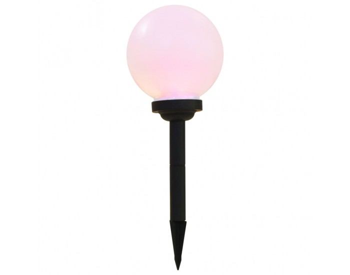 Sonata Градински соларни лампи, 6 бр, LED, сферични, 20 см, RGB -