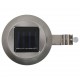 Sonata Градински соларни лампи, 12 бр, LED, кръгли, 12 см, бели -