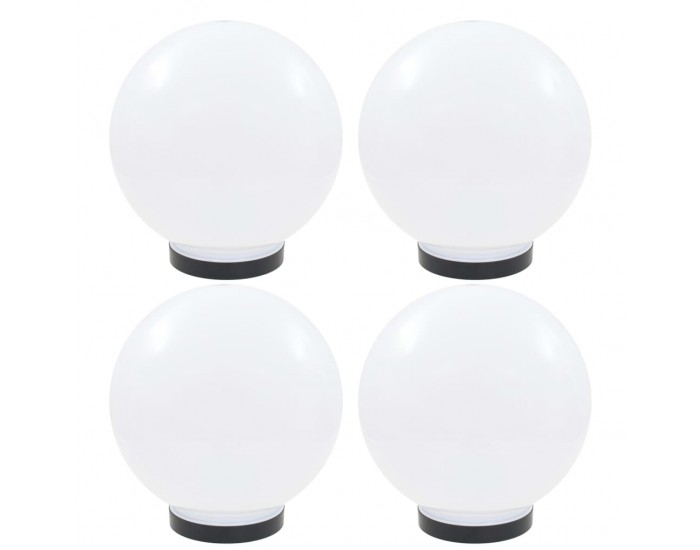 Sonata Градински сфери за LED лампи, 4 бр, 25 см, PMMA -