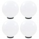 Sonata Градински сфери за LED лампи, 4 бр, 30 см, PMMA -