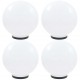 Sonata Градински сфери за LED лампи, 4 бр, 40 см, PMMA -