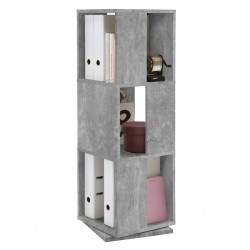 FMD Въртящ се шкаф картотека, открит, 34x34x108 см, цвят бетон - Comparare produse