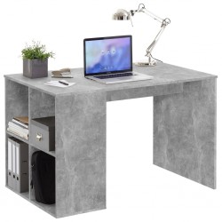 FMD Бюро със странични рафтове, 117x73x75 см, бетонен цвят - Comparare produse