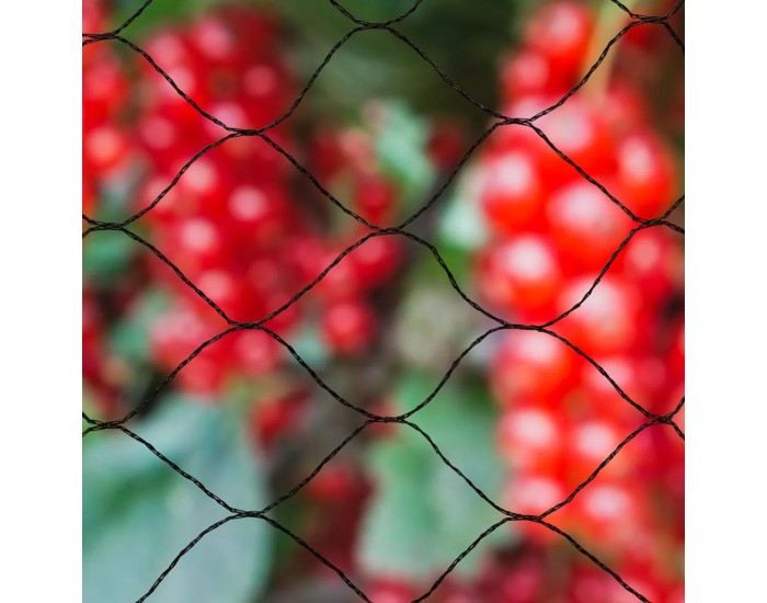 Nature Мрежа срещу птици "Primo", 10х10 м, черна, 6030407