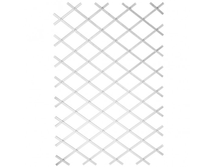 Nature Градинска пергола, 50x150 см, PVC, бяла, 6040701