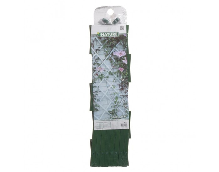 Nature Градинска пергола, 50x150 см, PVC, зелена, 6040702