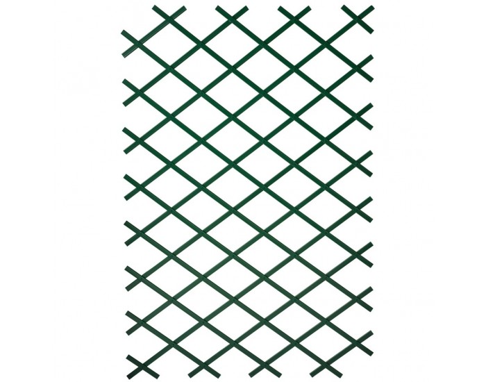 Nature Градинска пергола, 100x200 см, PVC, зелена, 6040704