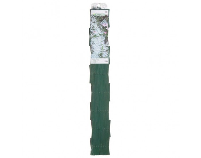 Nature Градинска пергола, 100x200 см, PVC, зелена, 6040704