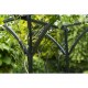 Nature Градинска арка, метал, 114x66x232 см, черна