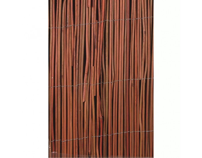 Nature Градински параван, върба, 1x5 м, 5 мм, плътен