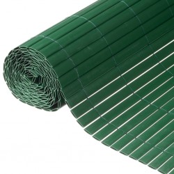Nature Двустранен градински параван, PVC, 1x3 м, зелен - Sonata H