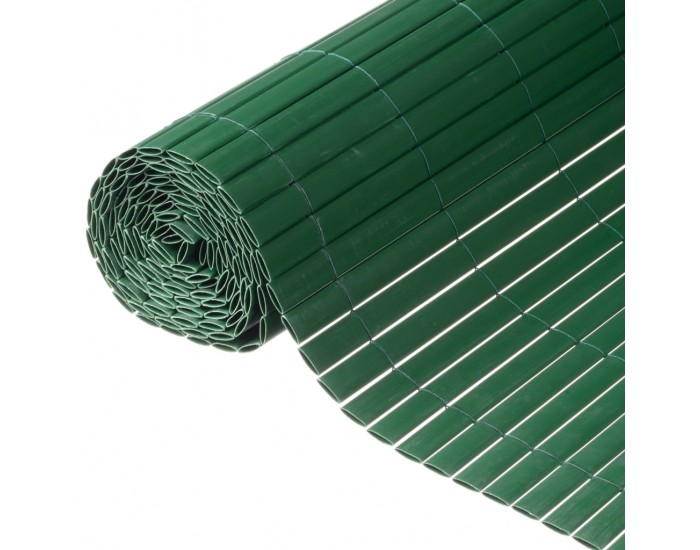 Nature Двустранен градински параван, PVC, 1,5x3 м, зелен