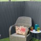 Nature Двустранен градински параван, PVC, 1x3 м, антрацит