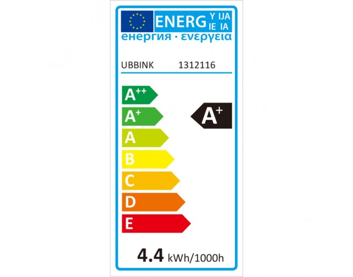 Ubbink LED лента с 35 светодиода, 60 см, бяло, 1312116