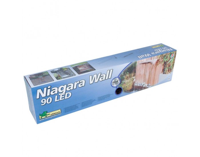 Ubbink Водопад с LED Niagara, 90 см, неръждаема стомана, 1312126