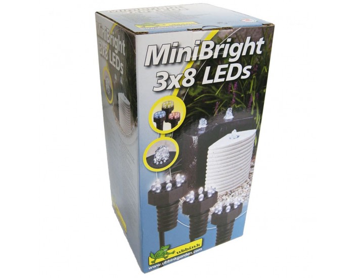 Ubbink Подводна лампа за езерце MiniBright, 3x8 LED, 1354019