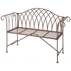 Esschert Design Градинска пейка, метална, староанглийски стил, MF009 - Comparare produse