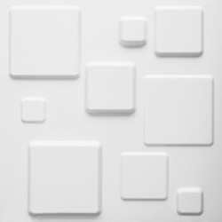 WallArt Стенни 3D панели Squares, 12 бр, GA-WA09 - Materiale pentru decorațiuni