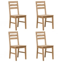 Sonata H Трапезни столове, 4 бр, акациево дърво масив - Scaune de dining