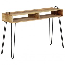 Sonata H Конзолна маса, мангово дърво масив, 115x35x76 cм - Măsuțe de living