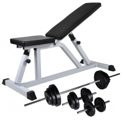 Sonata Комплект лежанка с щанга и дъмбели, 30,5 кг - Sală de fitness - produse
