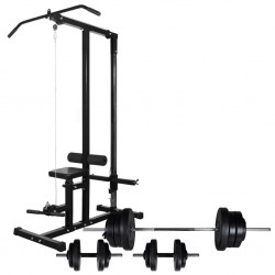 Sonata Фитнес станция за набирания с щанга и дъмбели, 60,5 кг - Sală de fitness - produse