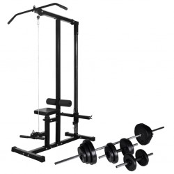 Sonata Фитнес станция за набирания с щанга и дъмбели, 30,5 кг - Sală de fitness - produse