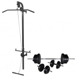 Sonata Фитнес станция за набирания с щанга и дъмбели, 60,5 кг - Sală de fitness - produse
