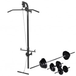 Sonata Фитнес станция за набирания с щанга и дъмбели, 30,5 кг - Sală de fitness - produse