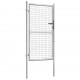 Sonata Градинска врата, поцинкована стомана, 105x200 см, сребриста