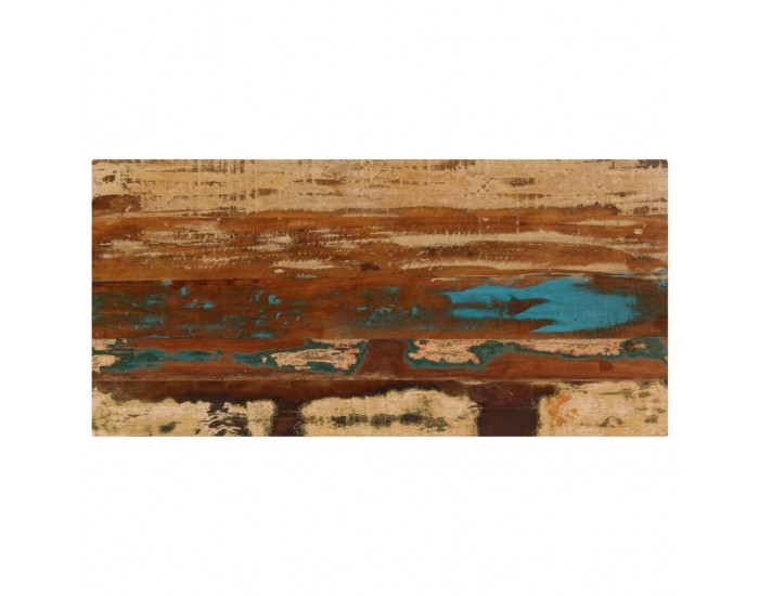 Sonata Маса за кафе, 100x50x35 см, регенерирано дърво масив и стомана