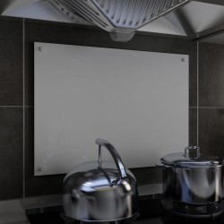 Sonata Кухненски гръб, бял, 70х50 см, закалено стъкло - Accesorii de bucătărie