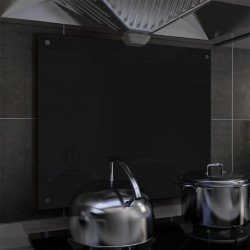 Sonata Кухненски гръб, черен, 70х60 см, закалено стъкло - Accesorii de bucătărie