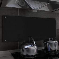 Sonata Кухненски гръб, черен, 100x40 см, закалено стъкло - Accesorii de bucătărie