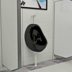 Sonata Окачен писоар с промивен кран, керамика, черен - Produse pentru baie și WC