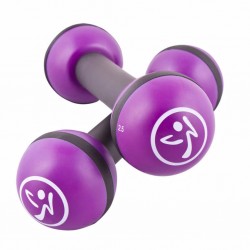Zumba Леки тежести, 2 бр, 1 кг, лилави, ZUM011 - Sală de fitness - produse