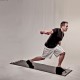 Obsidian Дъска за плъзгане Slide Board Pro с ботуши, черна, OBS002